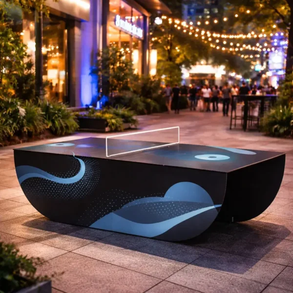 Branded event installation night