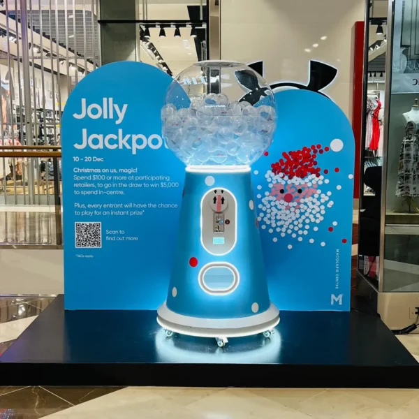 Giant gumball machine main product image for hire and brand activations