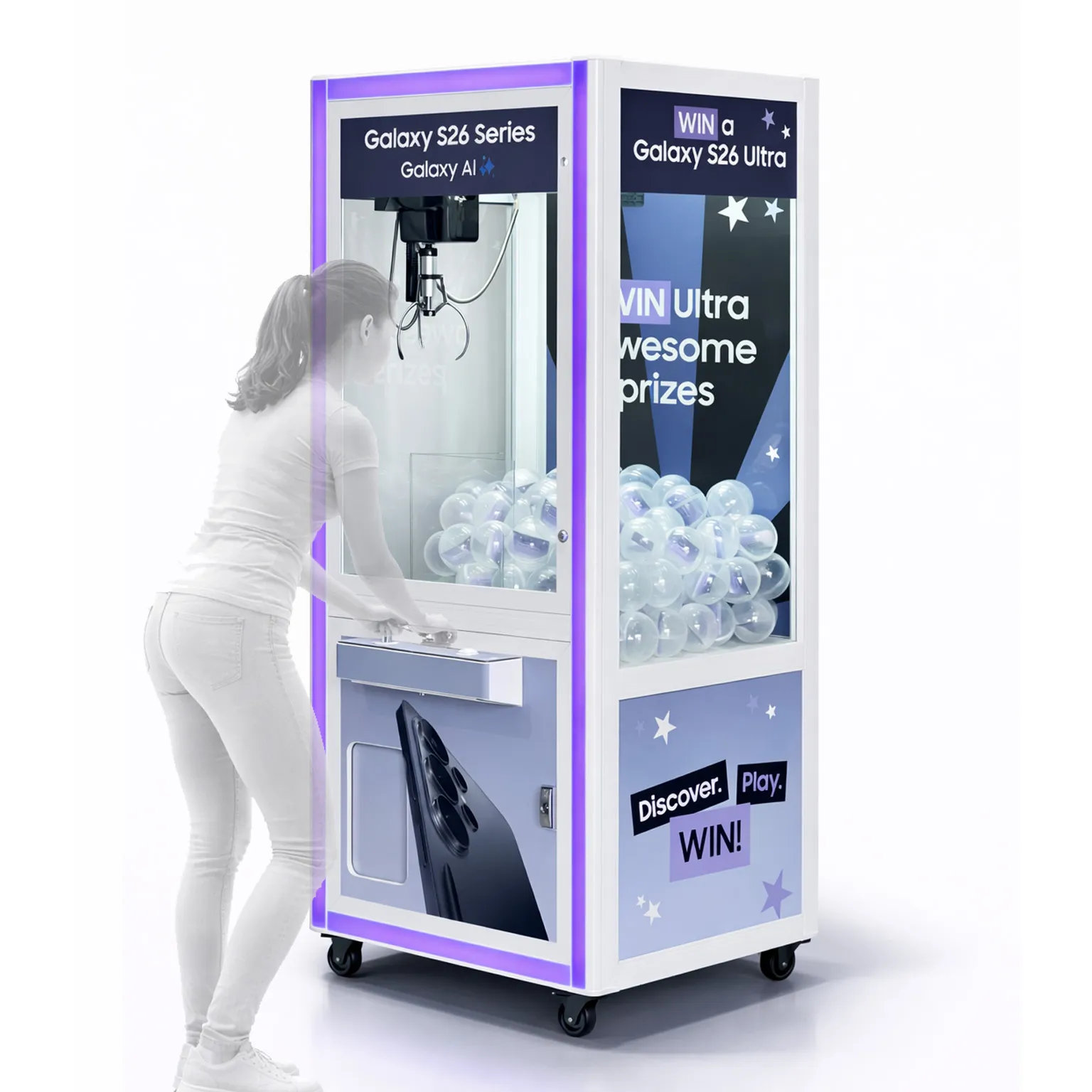 Claw machine hire available for events