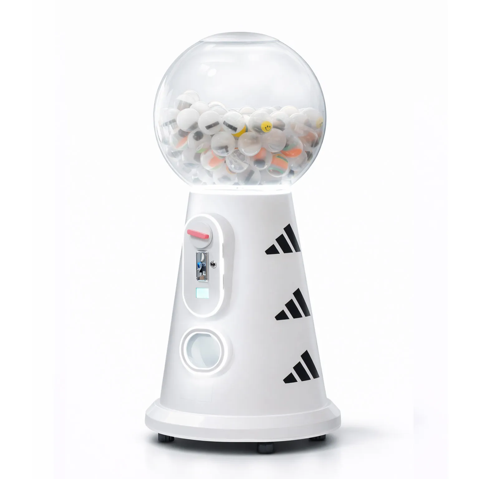 Giant gumball machine activation at a brand event