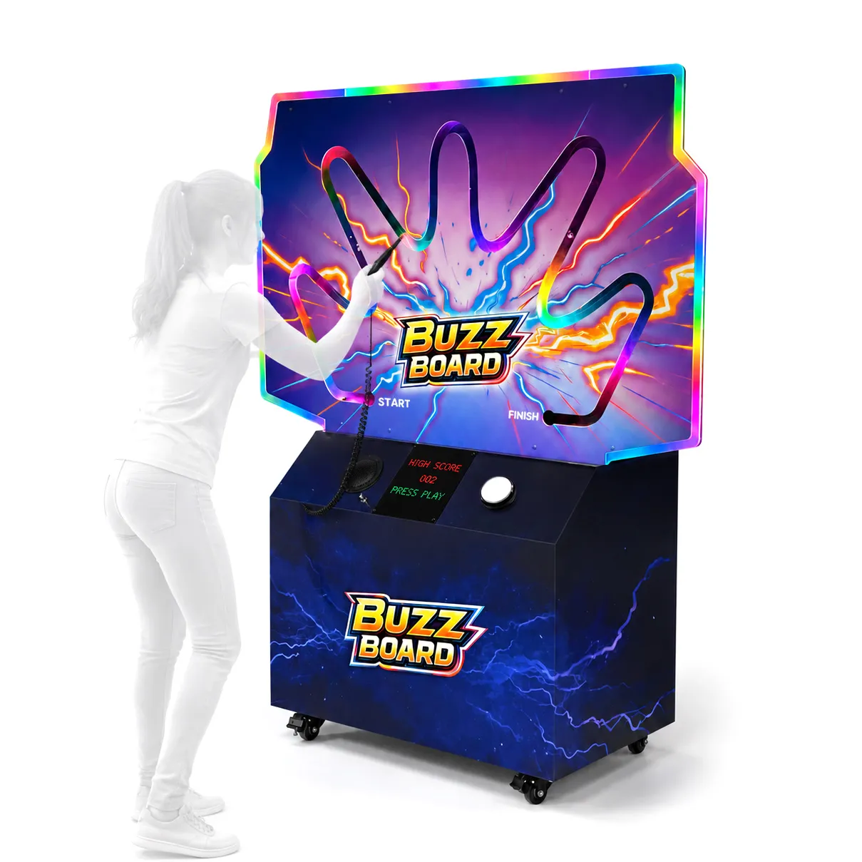 Buzz Wire Game Hire | Custom Buzz Board | Exponential Games
